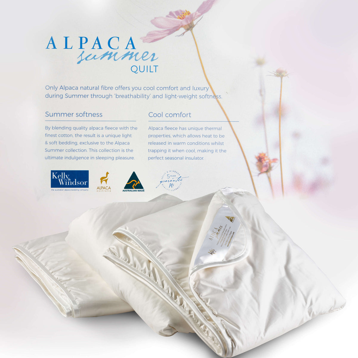 Best Summer Weight Quilts Alpaca + Cotton La Sierra