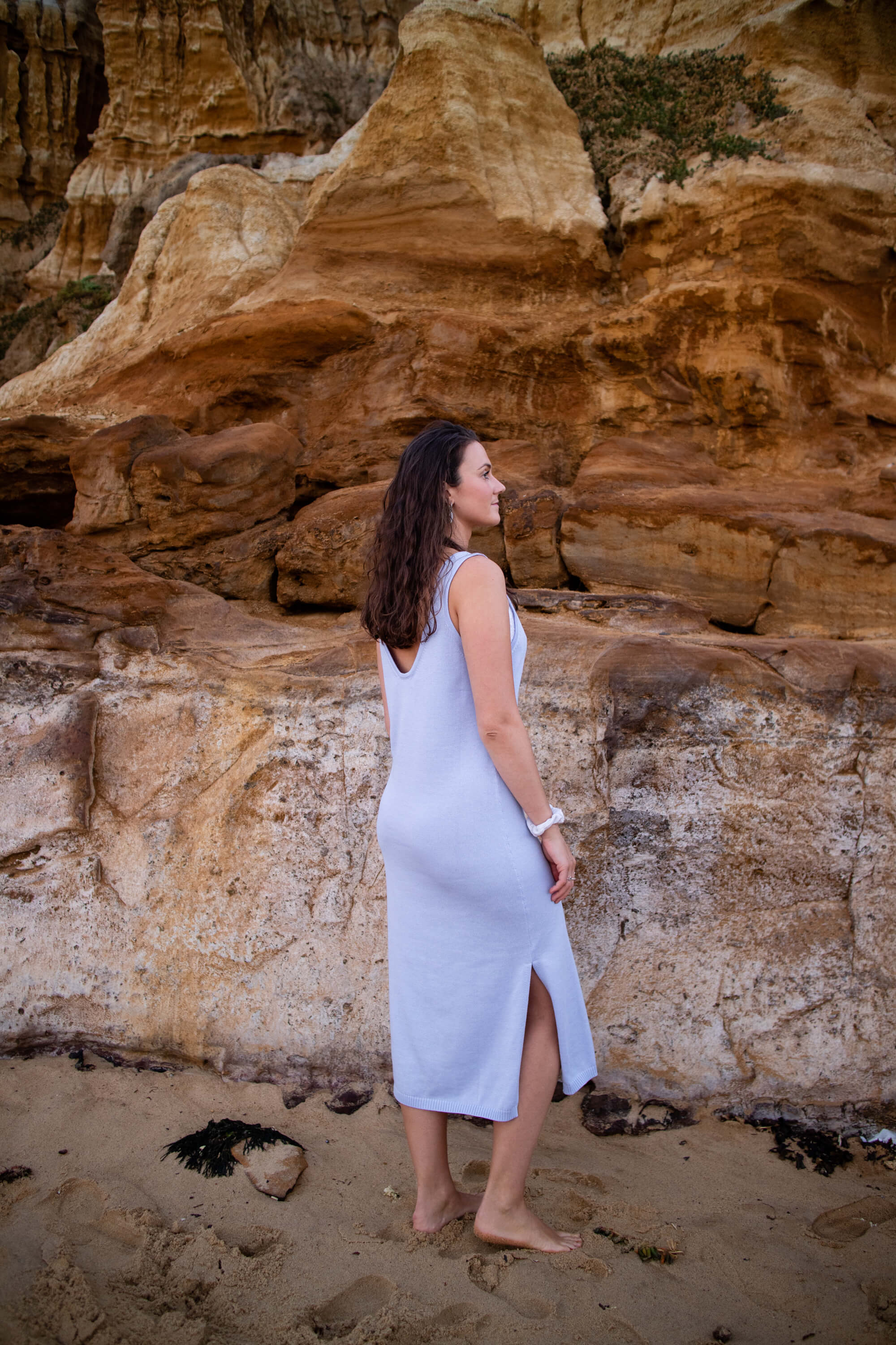 natural fibre alpaca knit dress melbourne