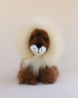 natural fibre toy lion soft toy