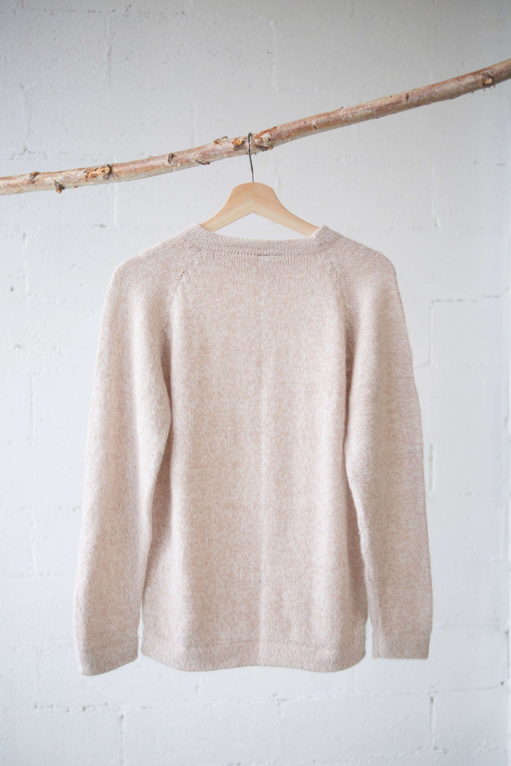 neutral classic jumper alpaca