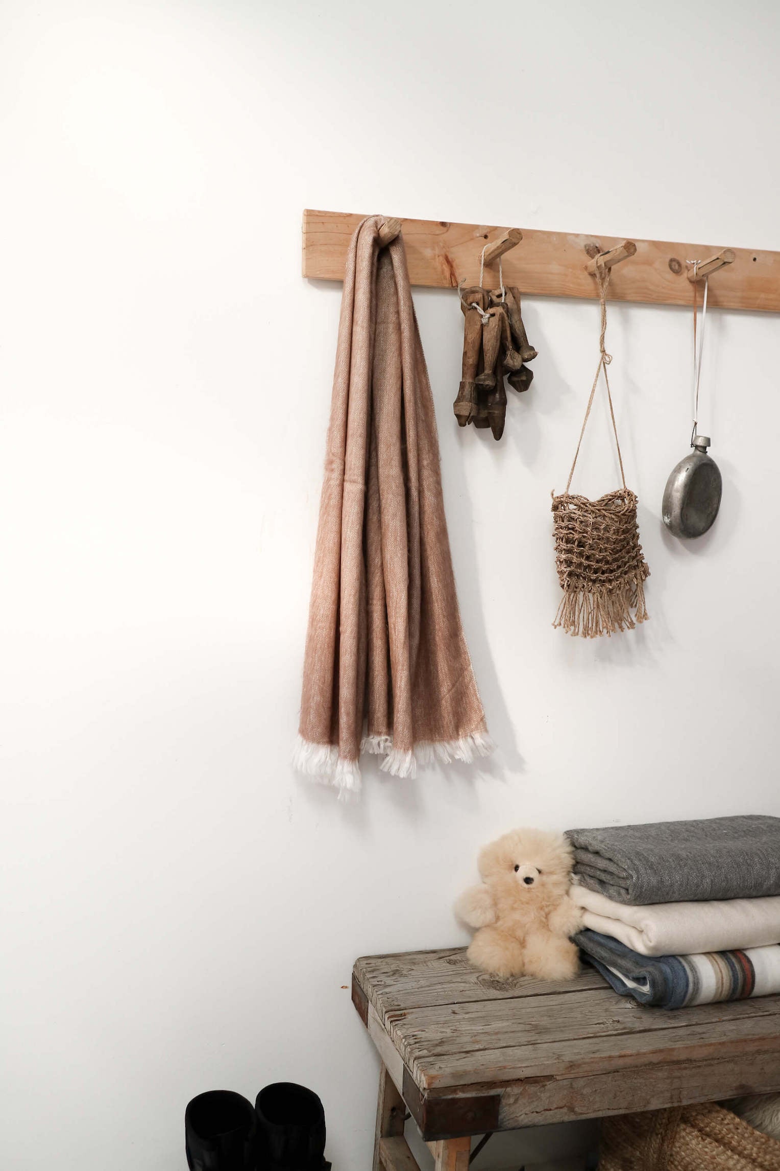 dusty pink alpaca scarf australia