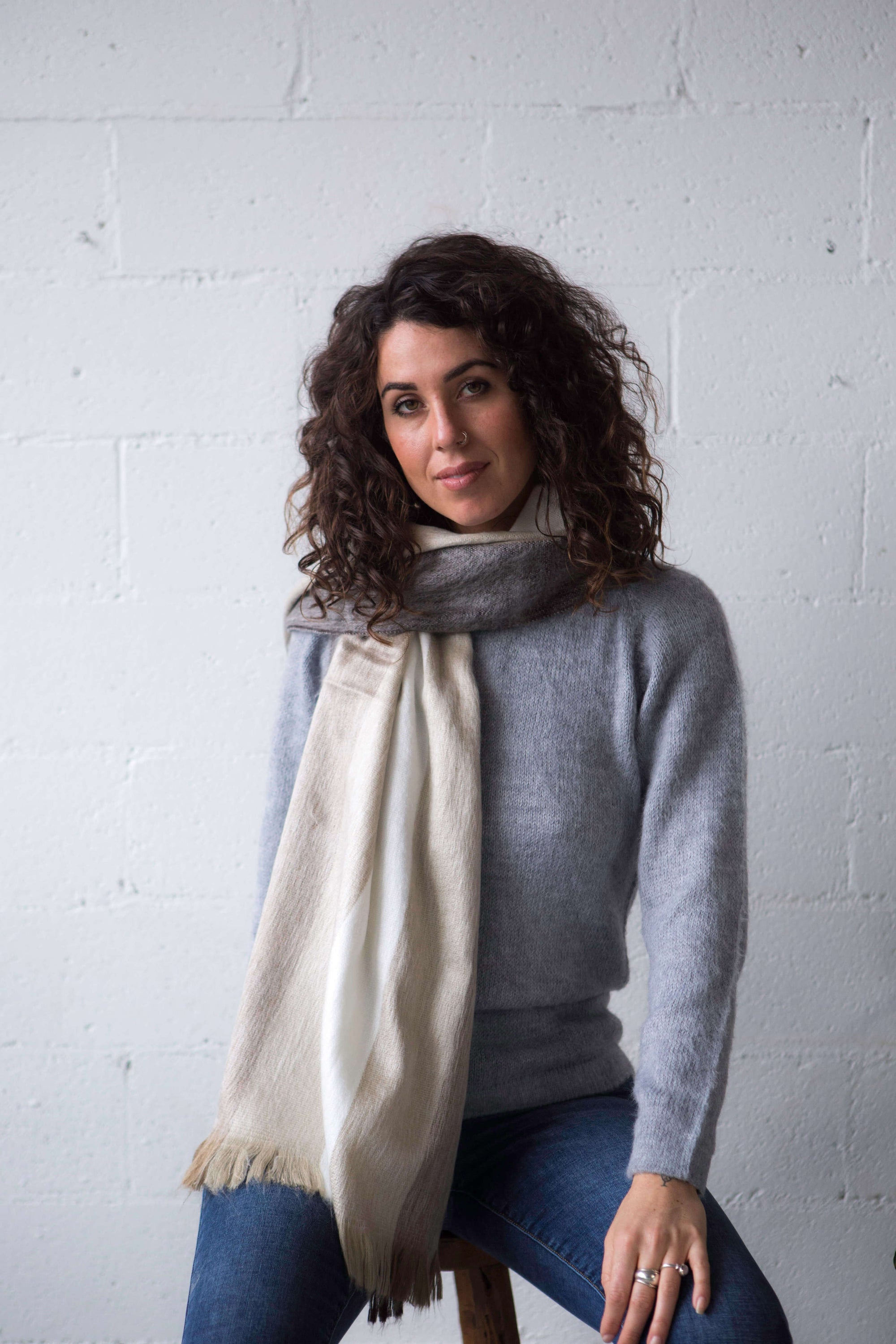 stripe alpaca scarves australia