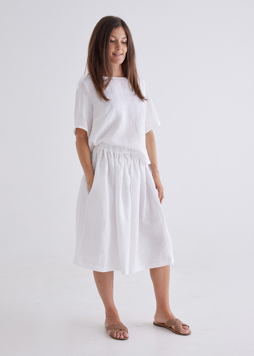 linen skirts for women made in australia#colour_white
