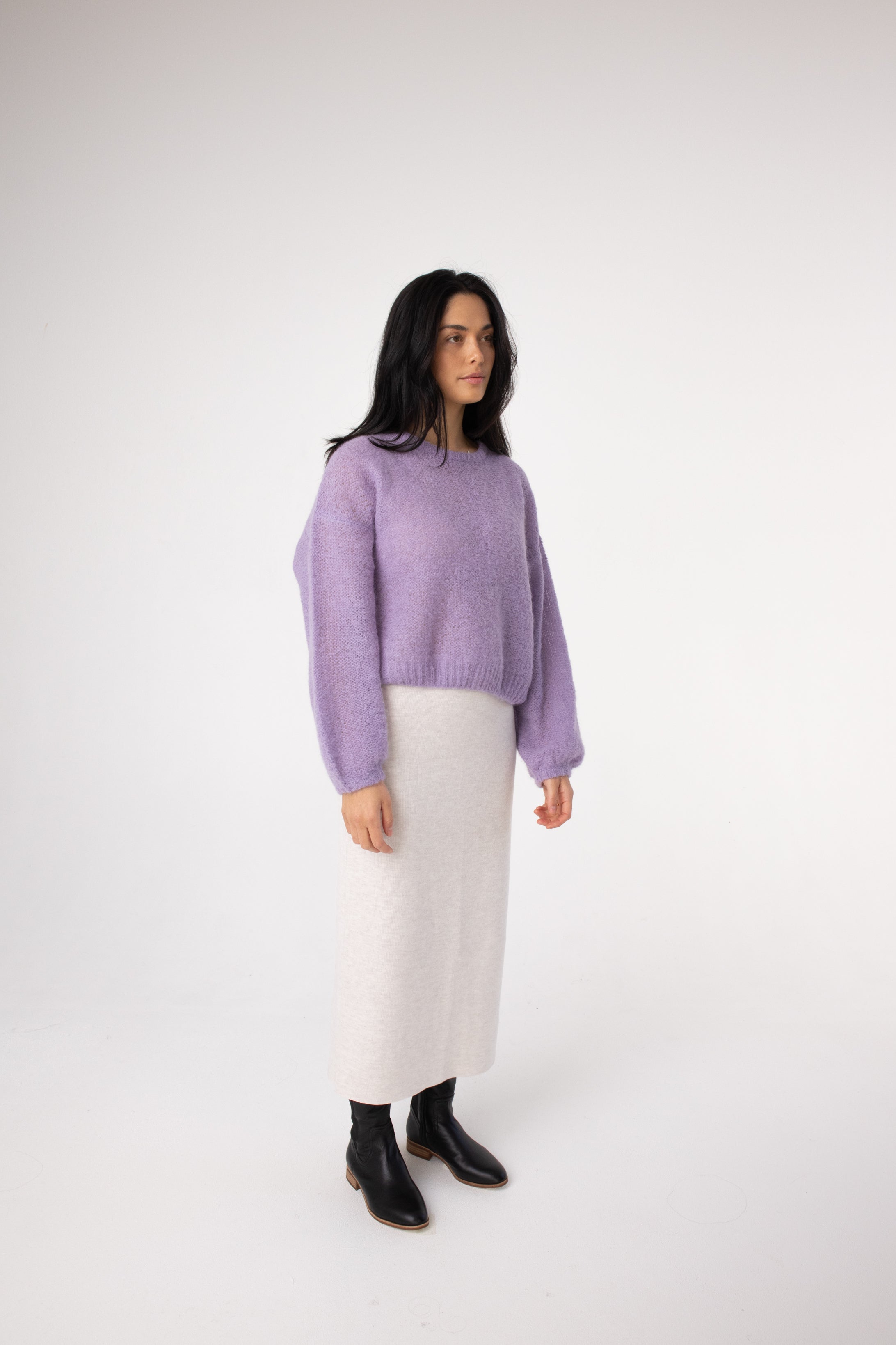 fashionable lilac alpaca knitwear for women#colour_lilac