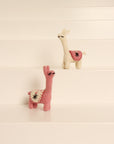 Felted Alpaca Toy Set