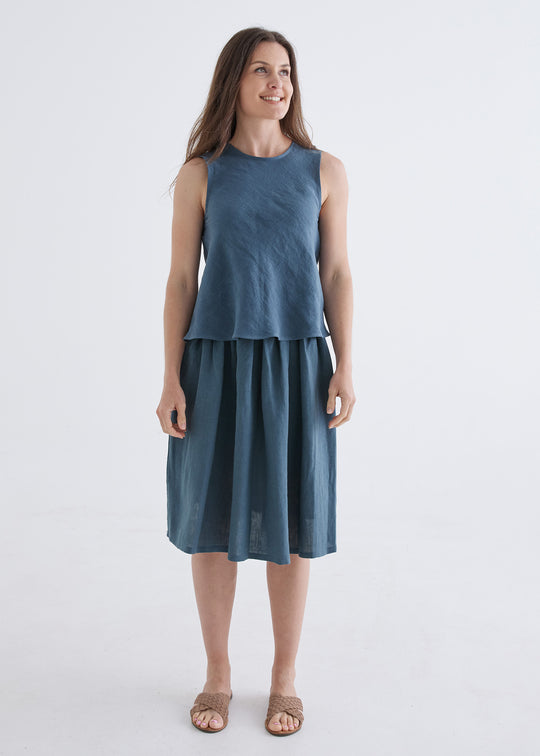 linen top for women in Australia#colour_teal