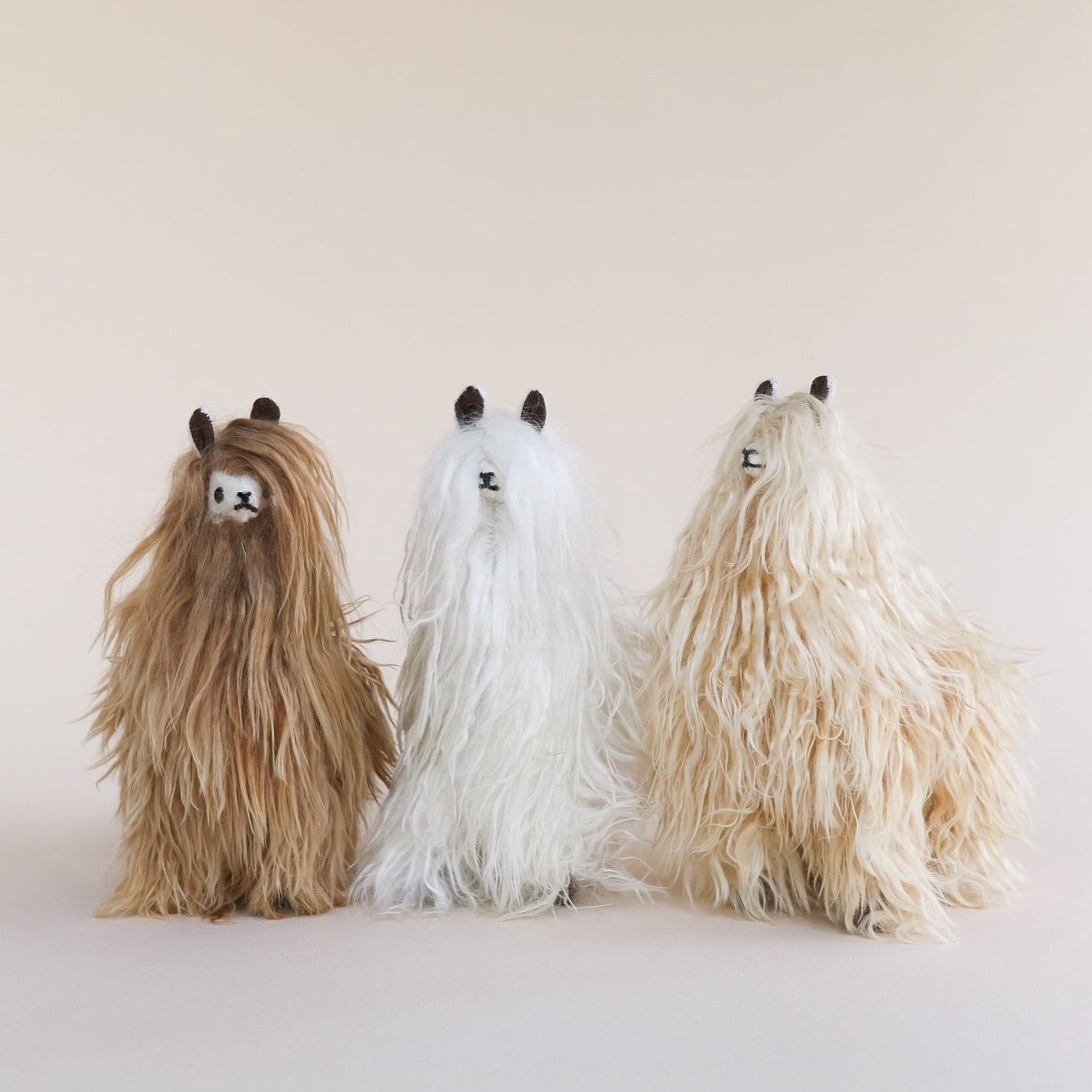 alpaca plush toy wholesale #colour_beige