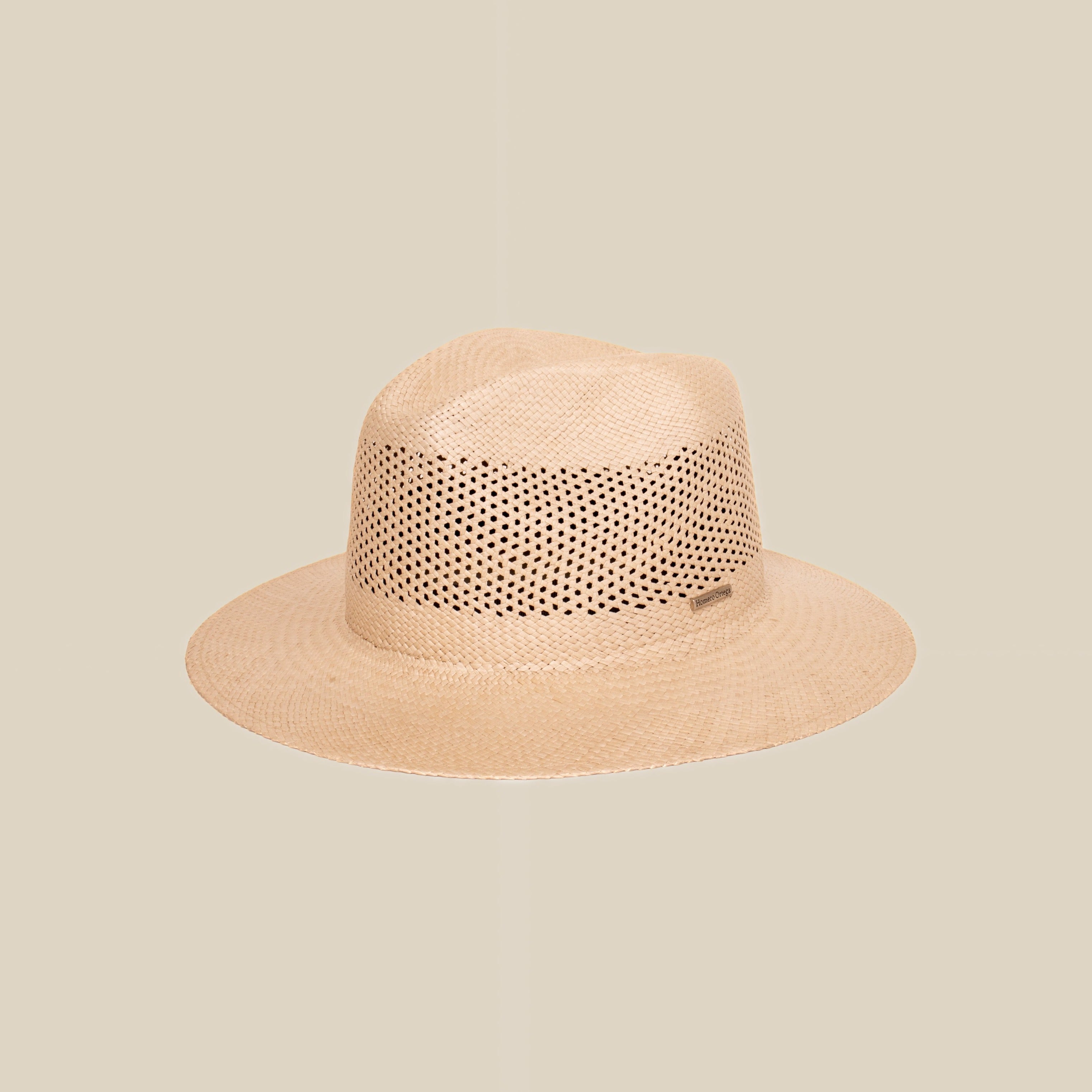 natural straw hat for summer