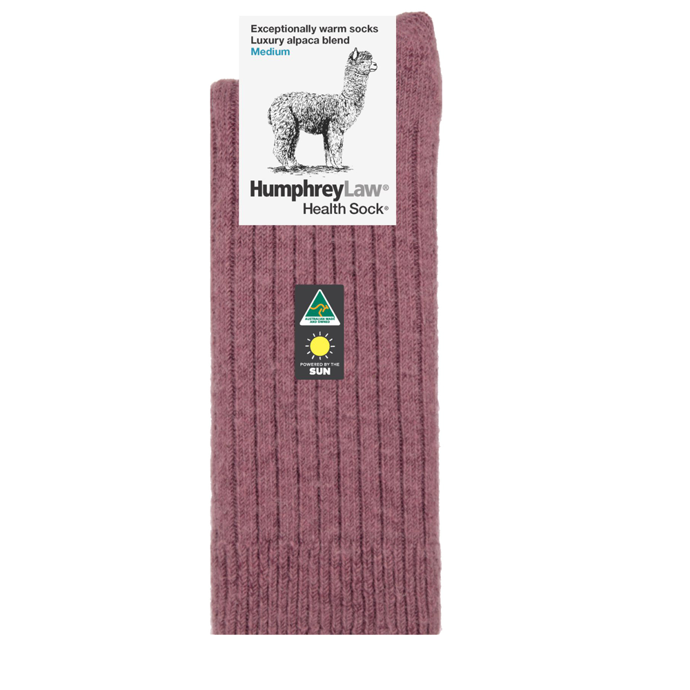 Rose Alpaca Socks 