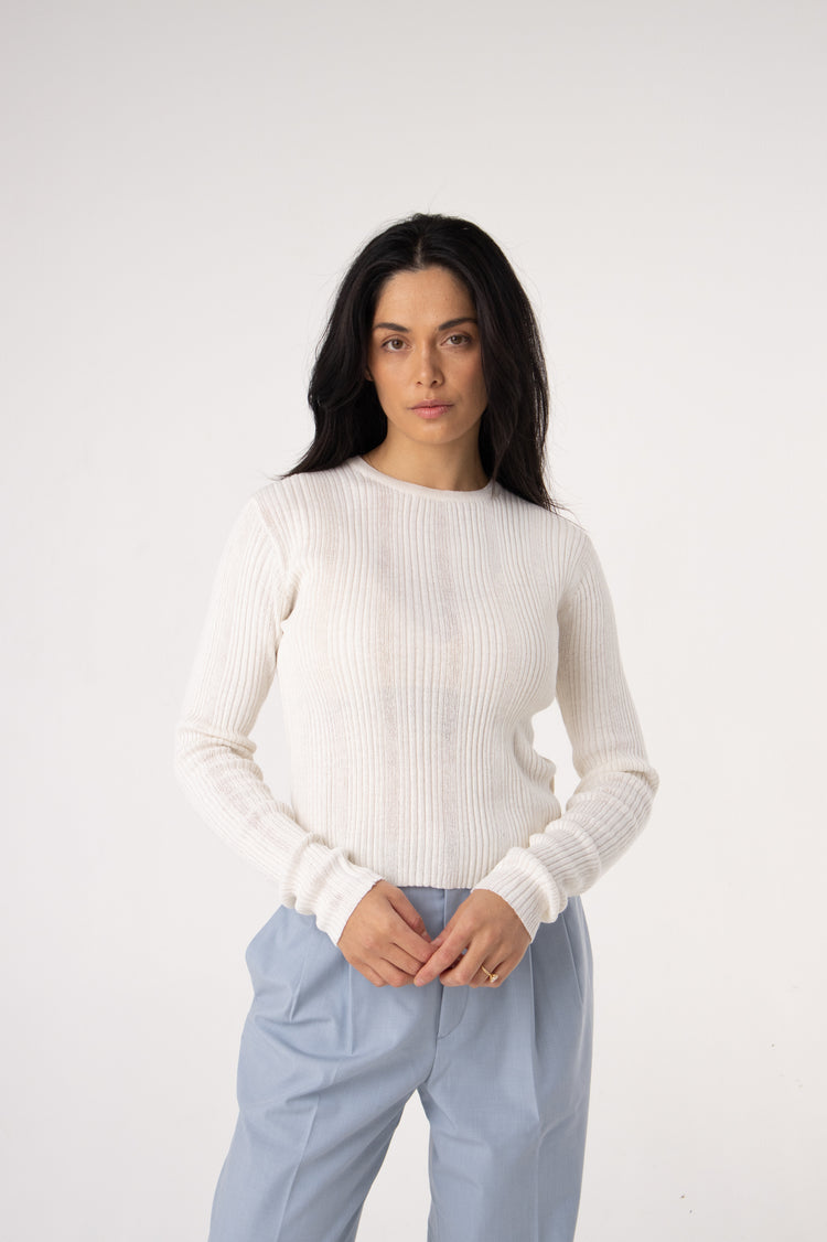 buy alpaca white long sleeve top for women in australia#colour_ivory