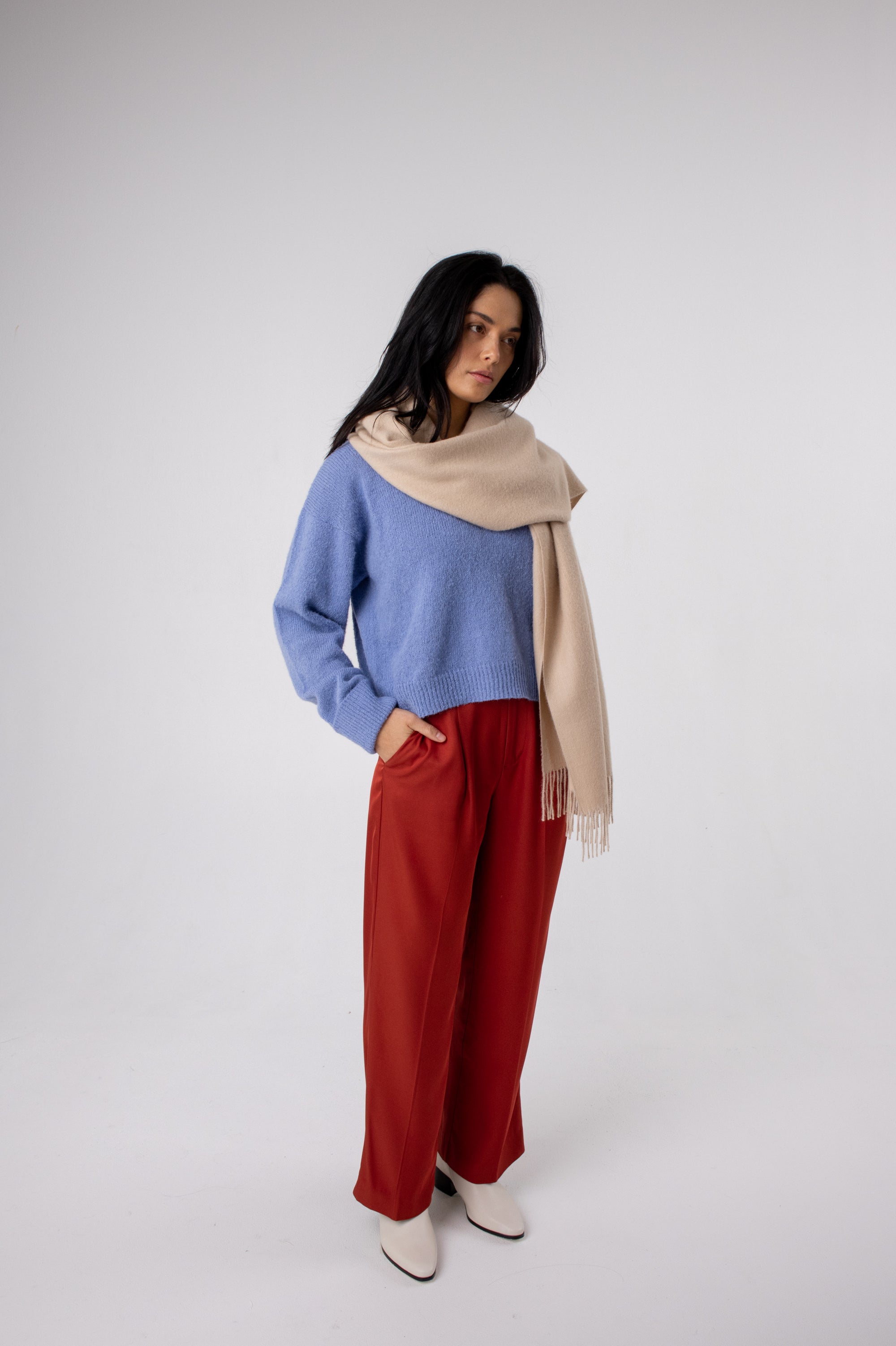 buy large baby alpaca scarf in australia