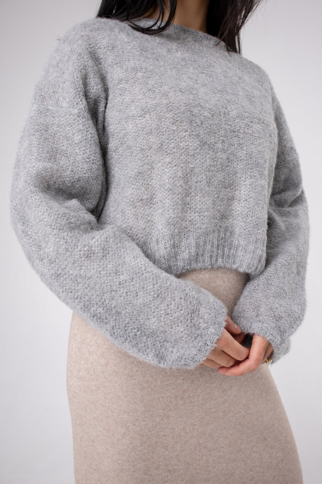 buy natural fibre crop jumper near me#colour_grey