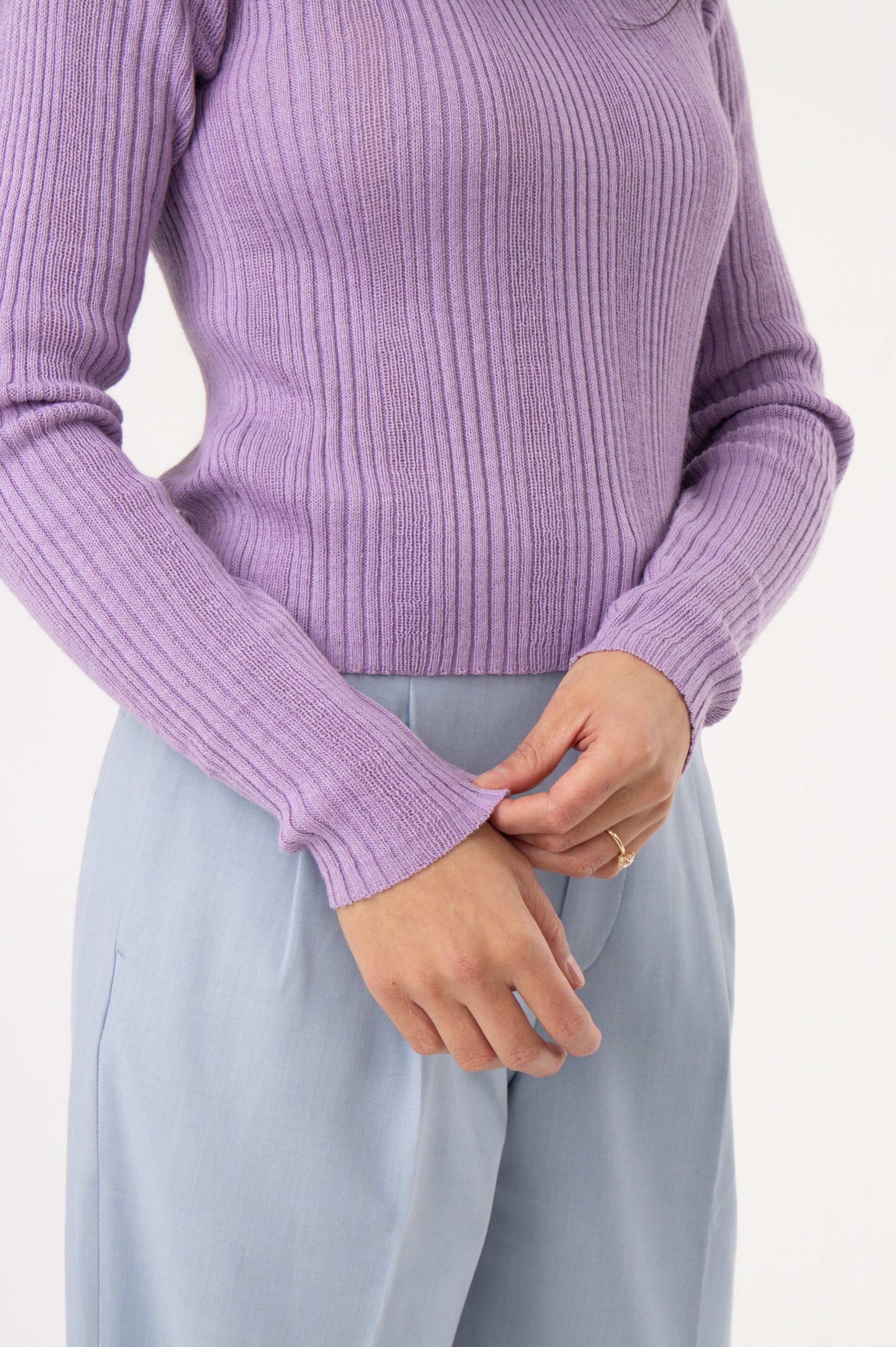 buy natural fibre winter long sleeve top melbourne#colour_lilac