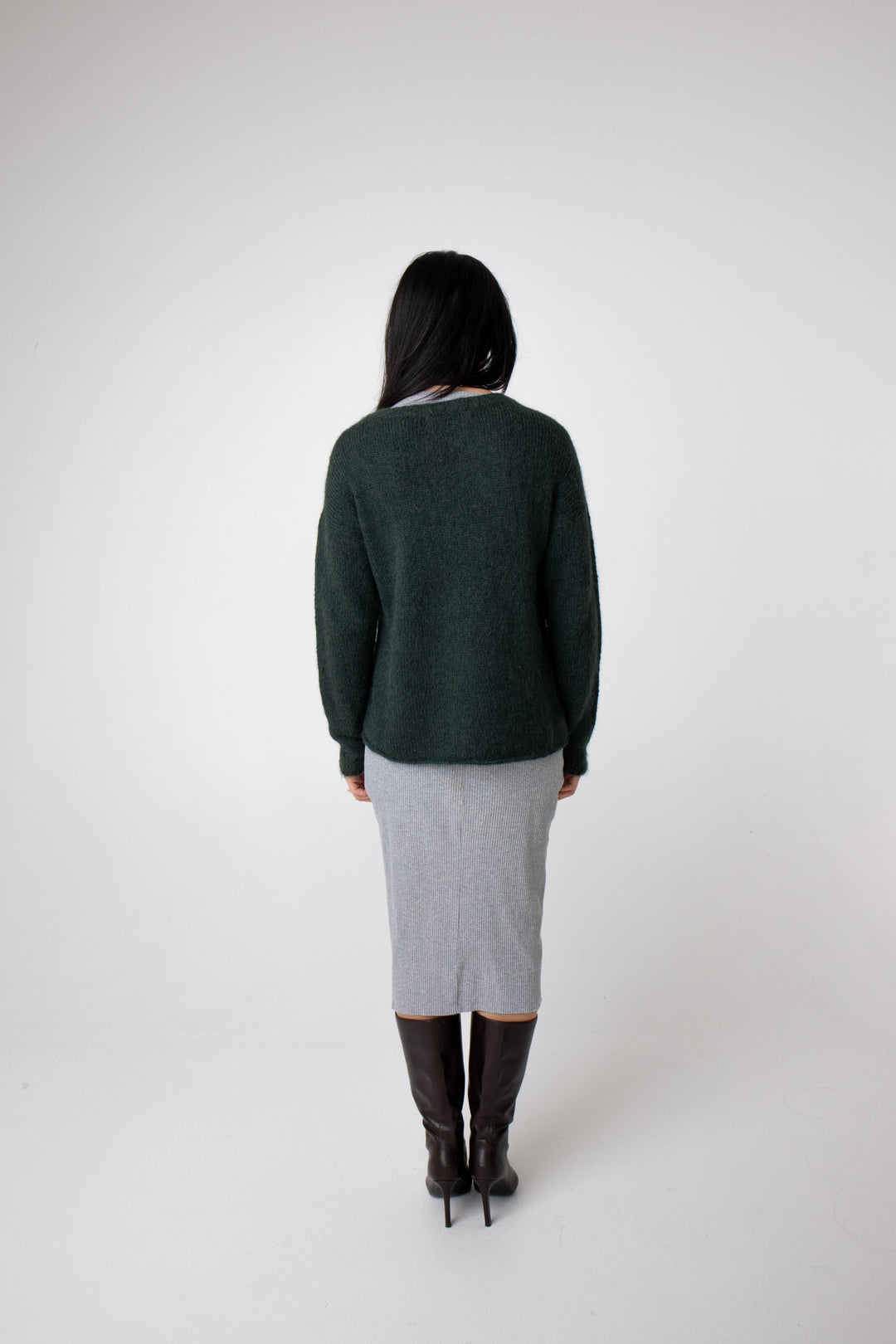 crew neck suri alpaca jumper#colour_forest