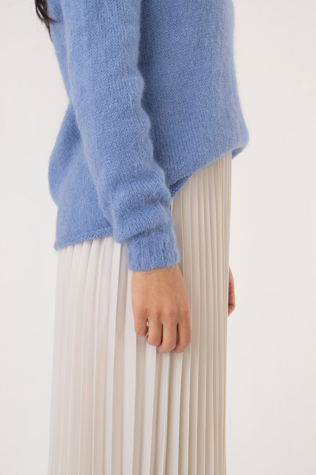 ethically made blue alpaca jumpers australia#colour_powder-blue