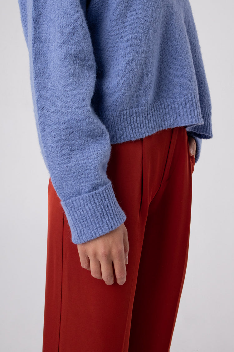 locally made alpaca jumper#colour_cornflower