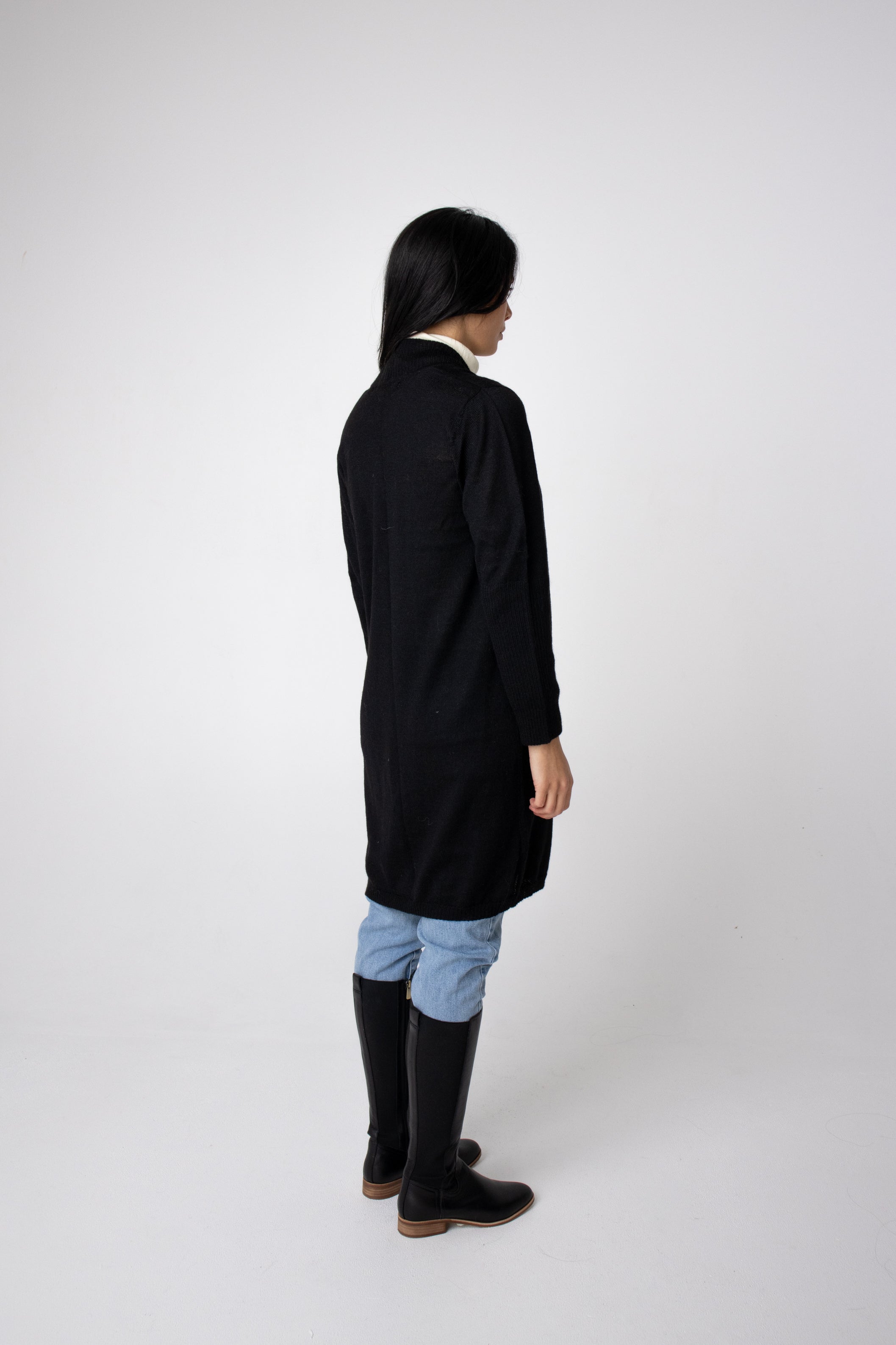 long lightweight natural fibre cardigans#colour_black