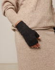 soft alpaca wool mittens for winter