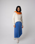 vibrant orange baby alpaca scarves for sale in melbourne