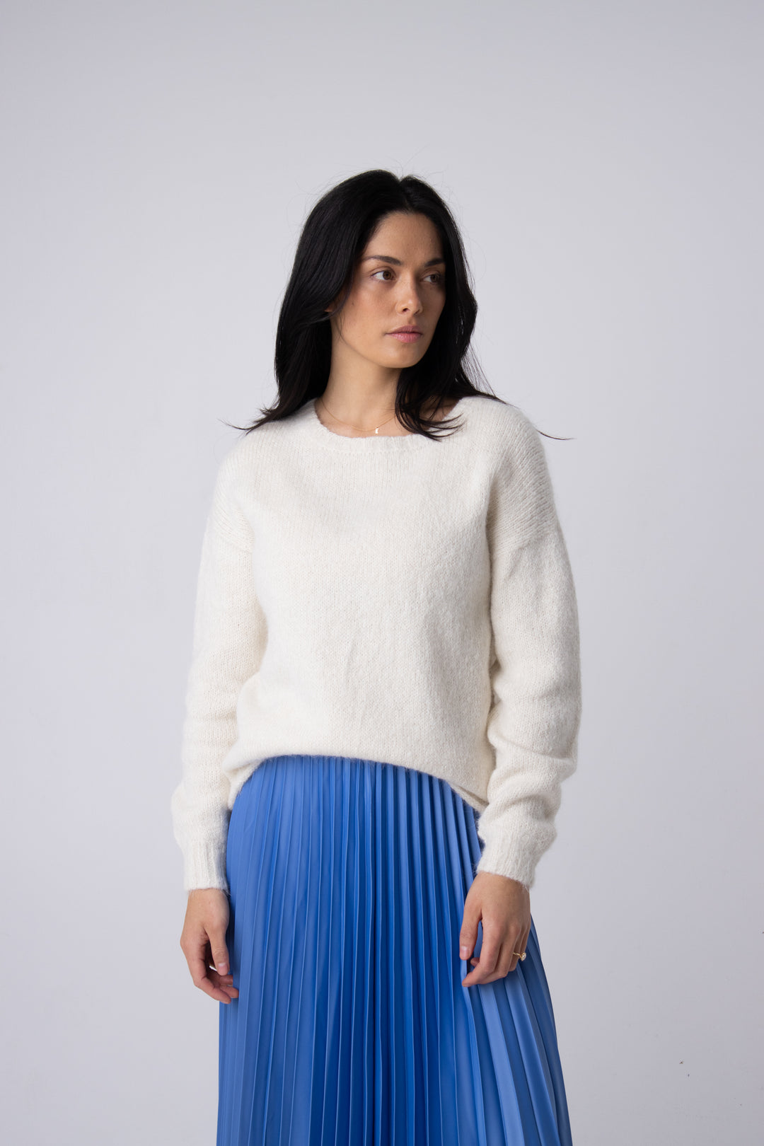 white suri alpaca jumper#colour_ivory