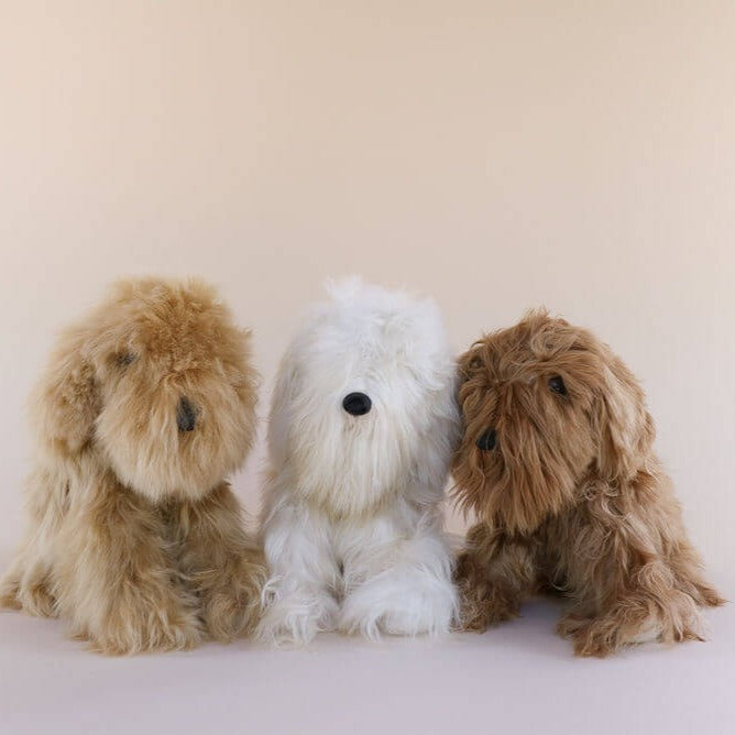 soft toy dogs for wholesale melbourne#colour_brown