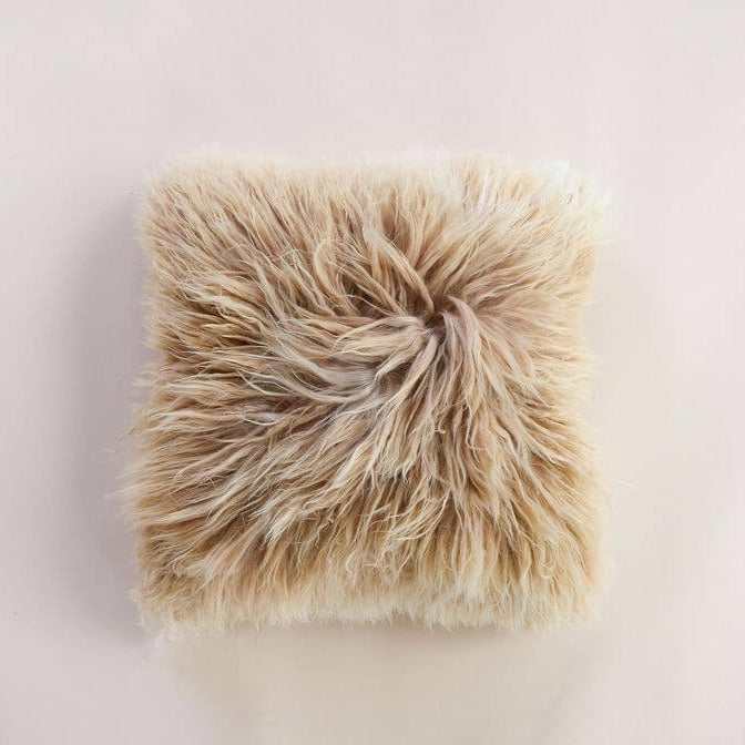 alpaca fur cushion cover beige#colour_beige