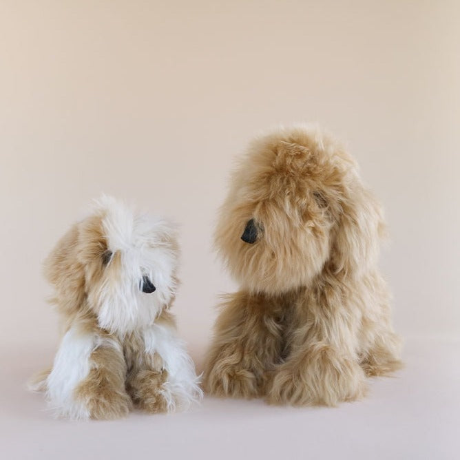 alpaca fur dog soft toys adelaide#colour_beige