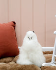 alpaca stuffed animal medium white