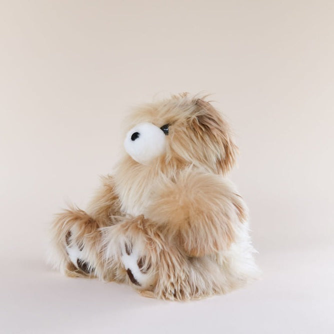 buy alpaca fur teddy bear in australia#colour_beige