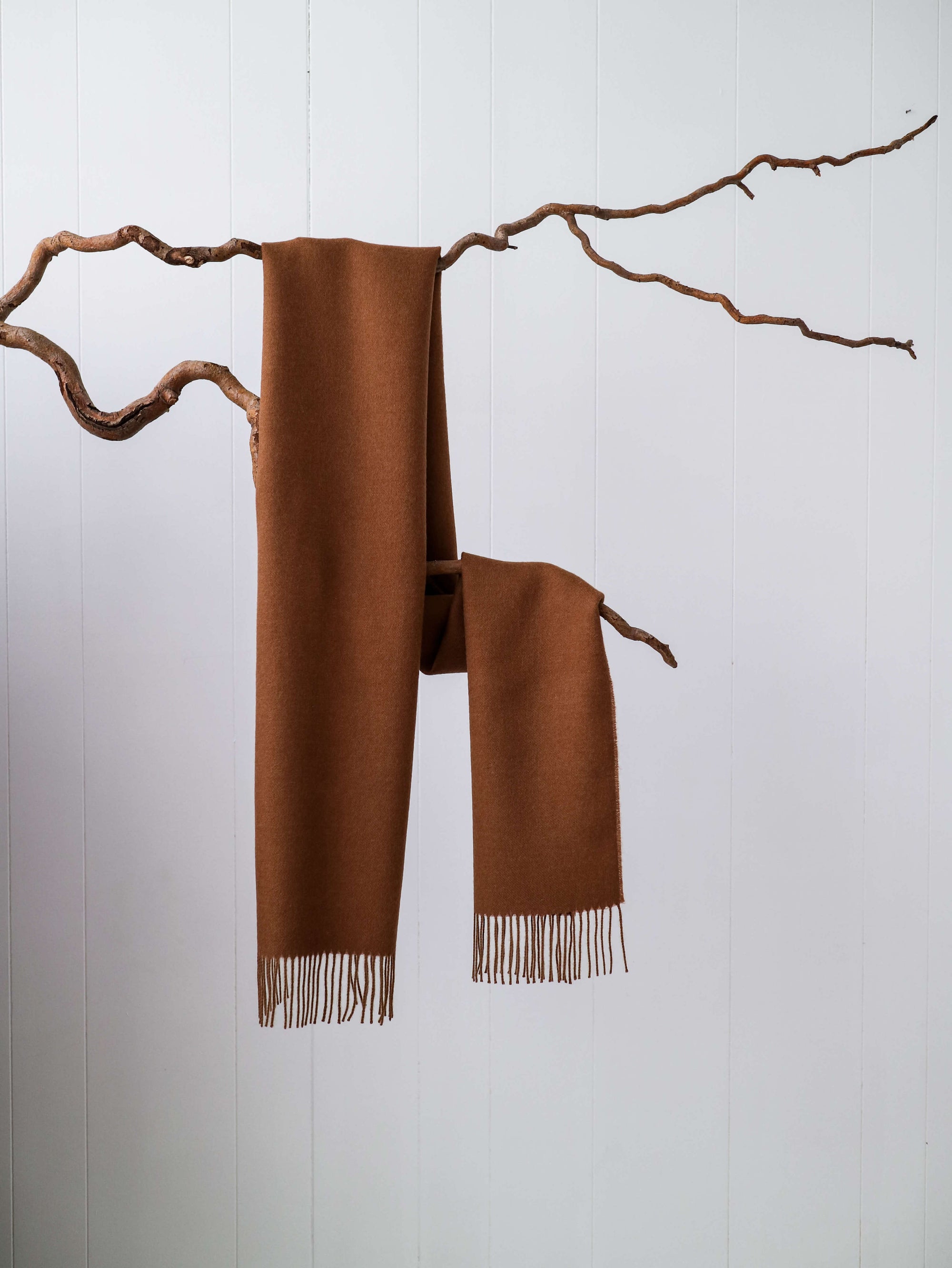 camel baby alpaca scarf