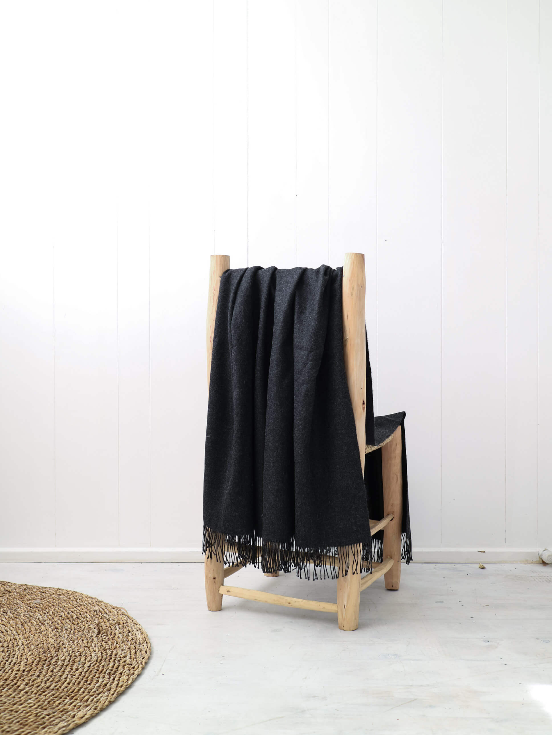 charcoal alpaca throw for couch