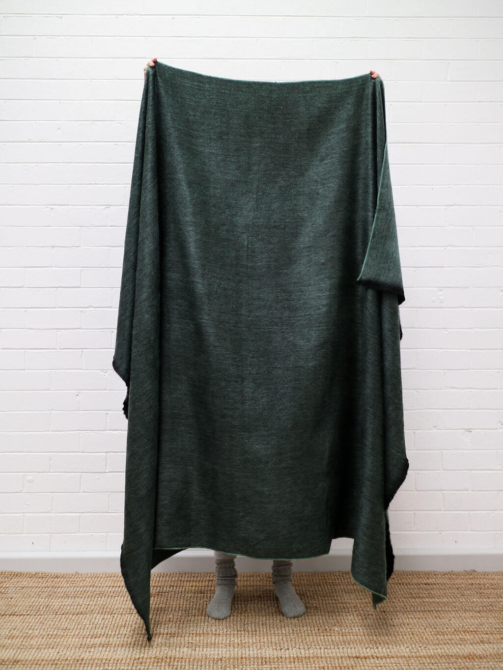 green alpaca throw buy in australia#colour_forest