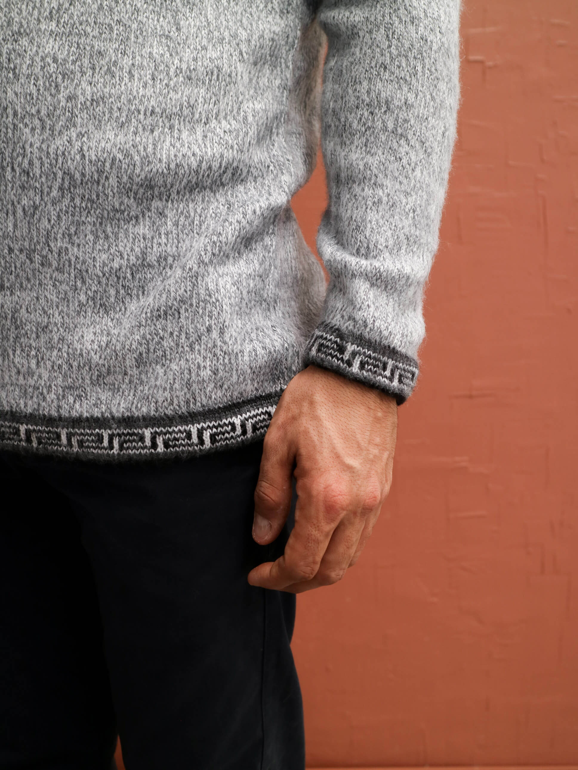 grey marle sweater pattern alpaca