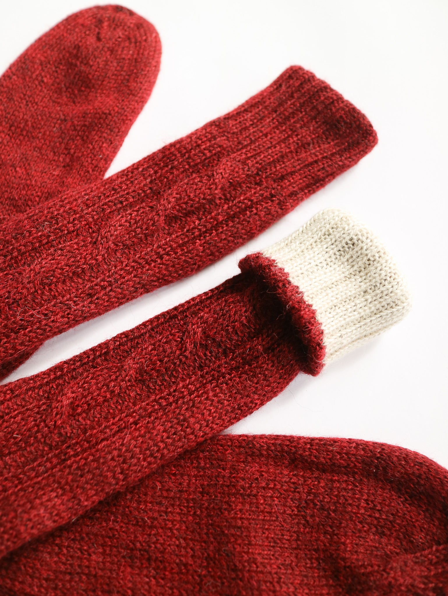hand knit alpaca socks