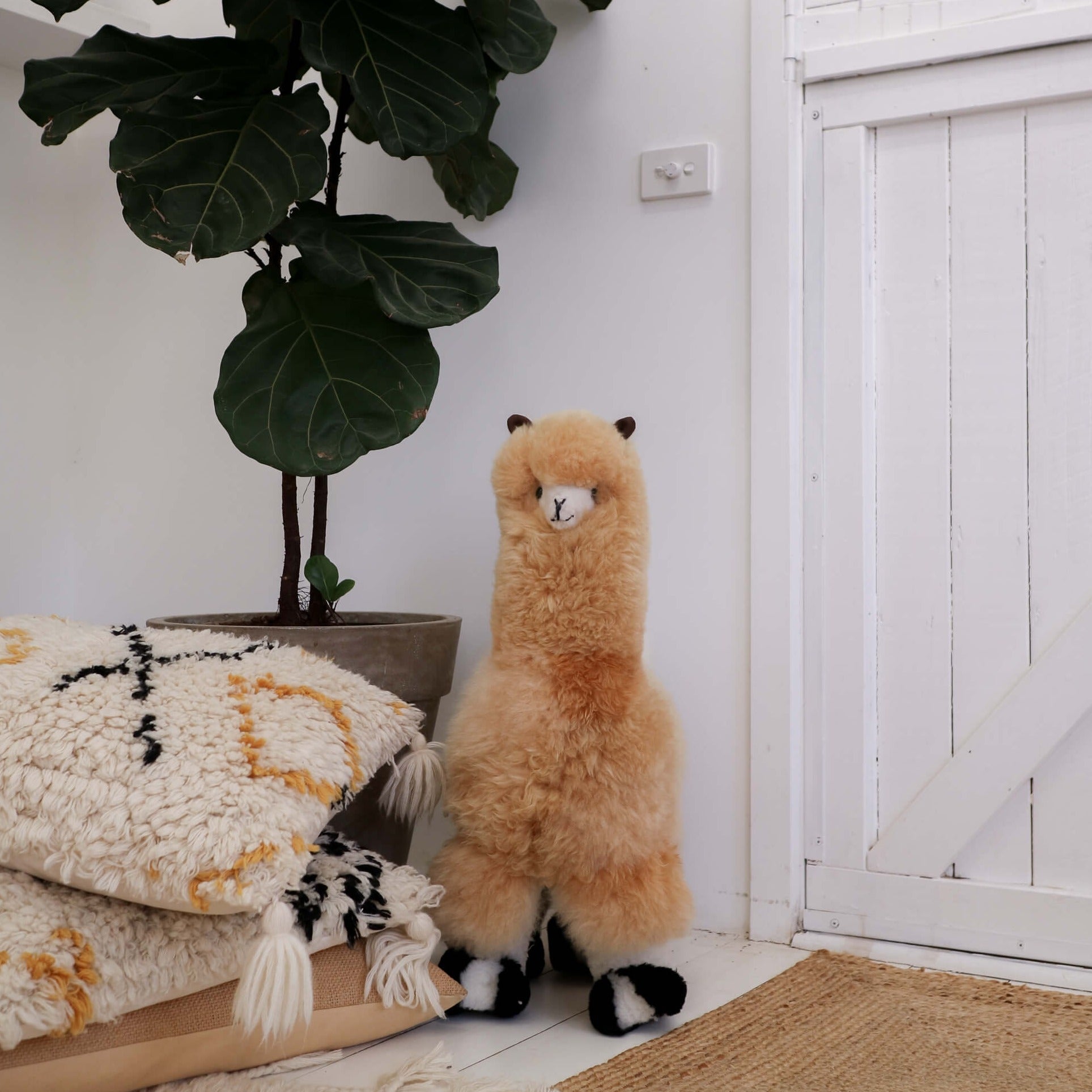 huge alpaca toy for nursery