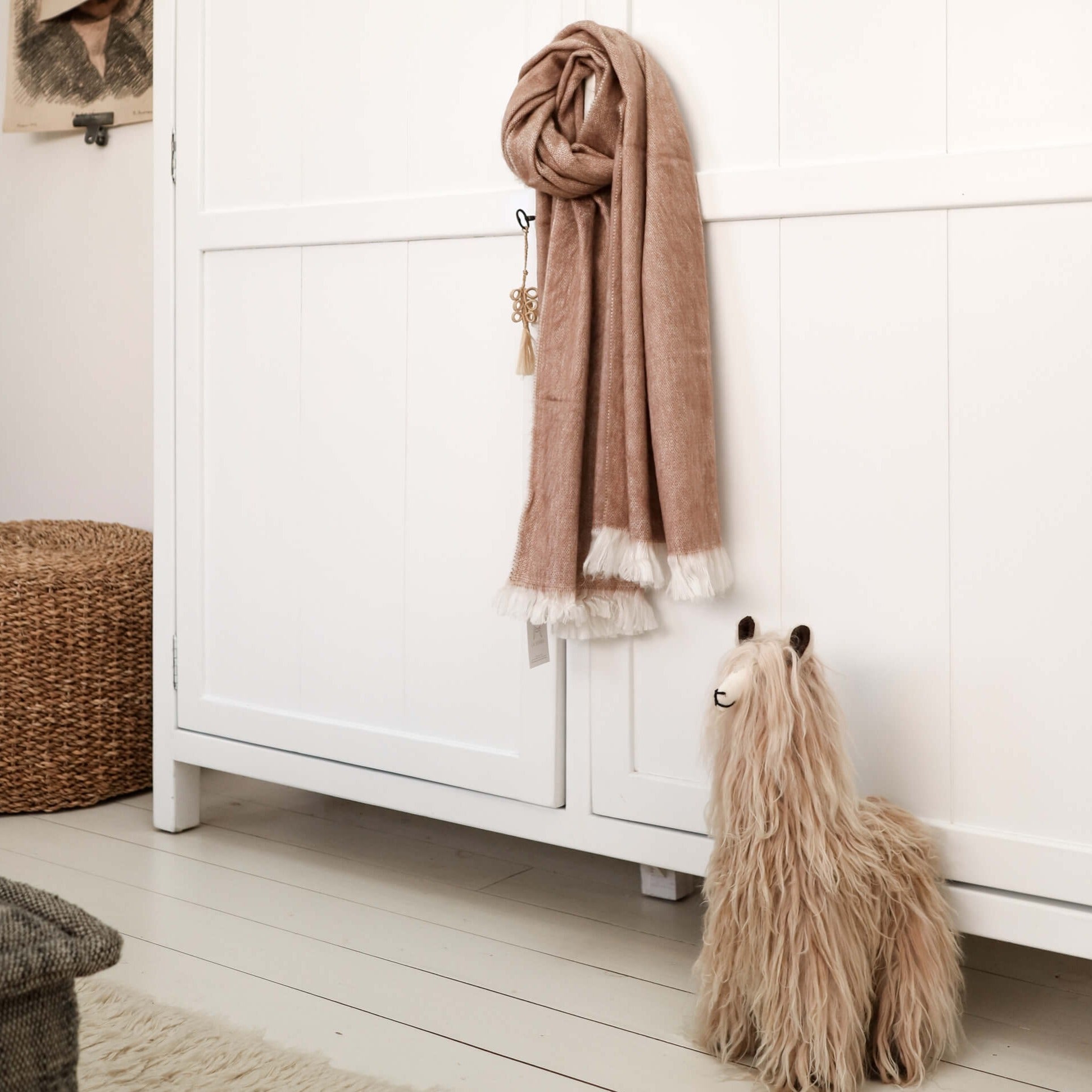 large suri alpaca plush toy australia#colour_beige