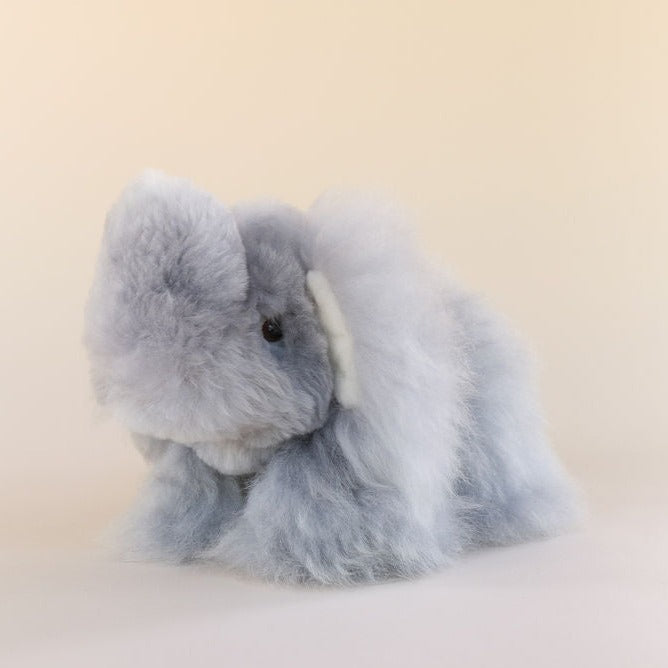 natural fibre alpaca fleece soft toy elephant australia