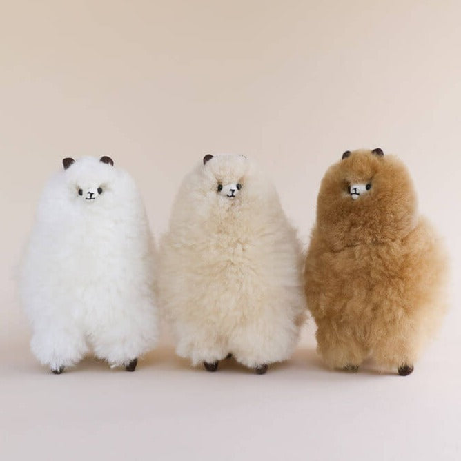 cute fluffy alpaca toys#colour_beige