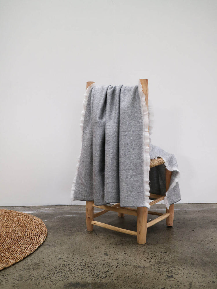 small grey alpaca throw#colour_grey