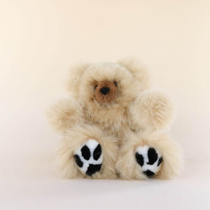 teddy bear for babies alpaca fleece#colour_beige