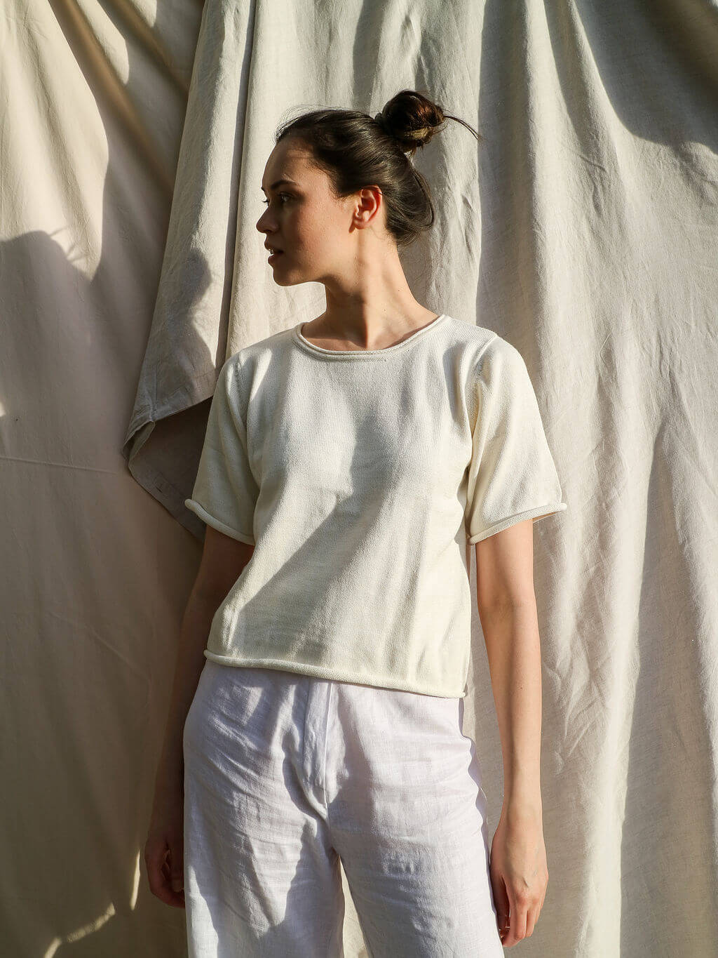 white knit tee alpaca australia#colour_white